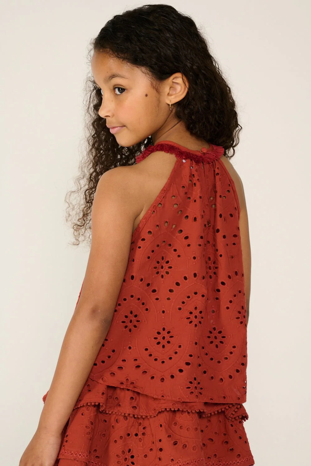 Top Cleo for girls - Paprika - Image 4