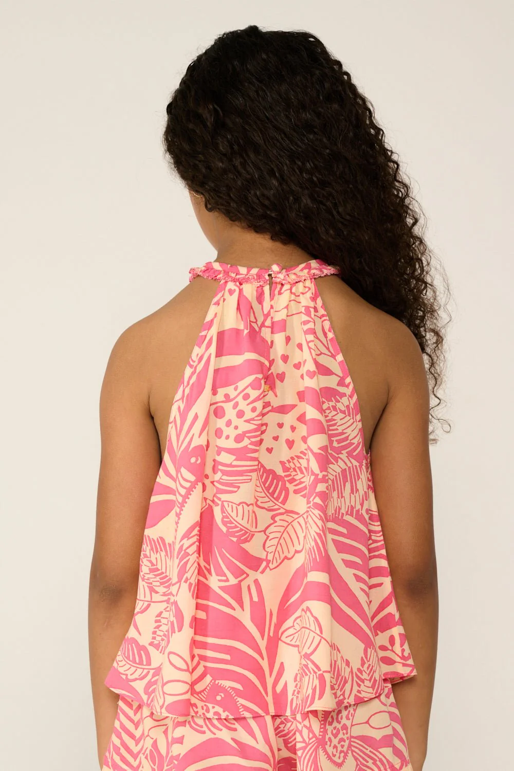 Top Cleo for girls - Pink Toucan - Image 5