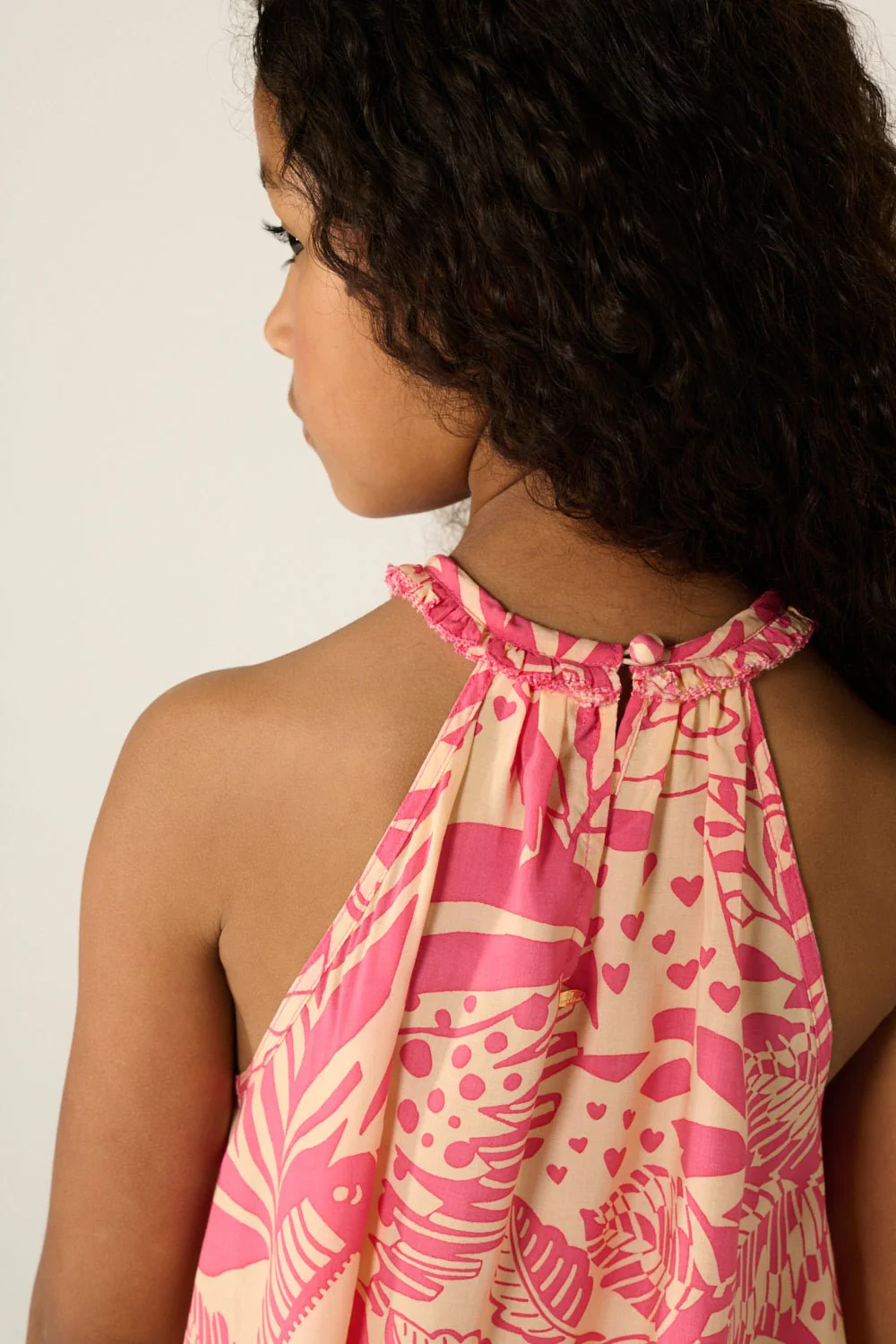 Top Cleo for girls - Pink Toucan - Image 6