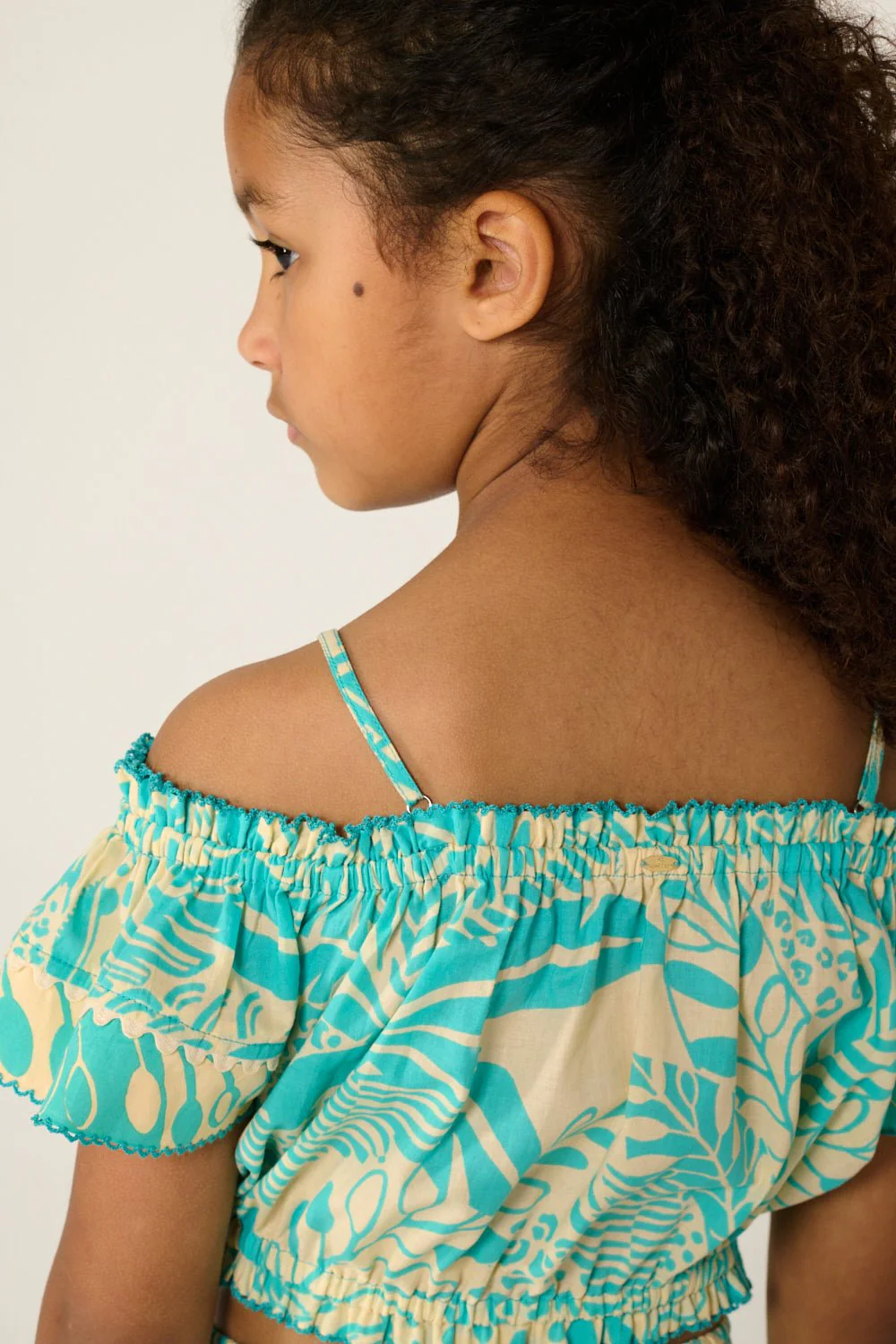 Top Donna for girls - Aqua Toucan - Image 3