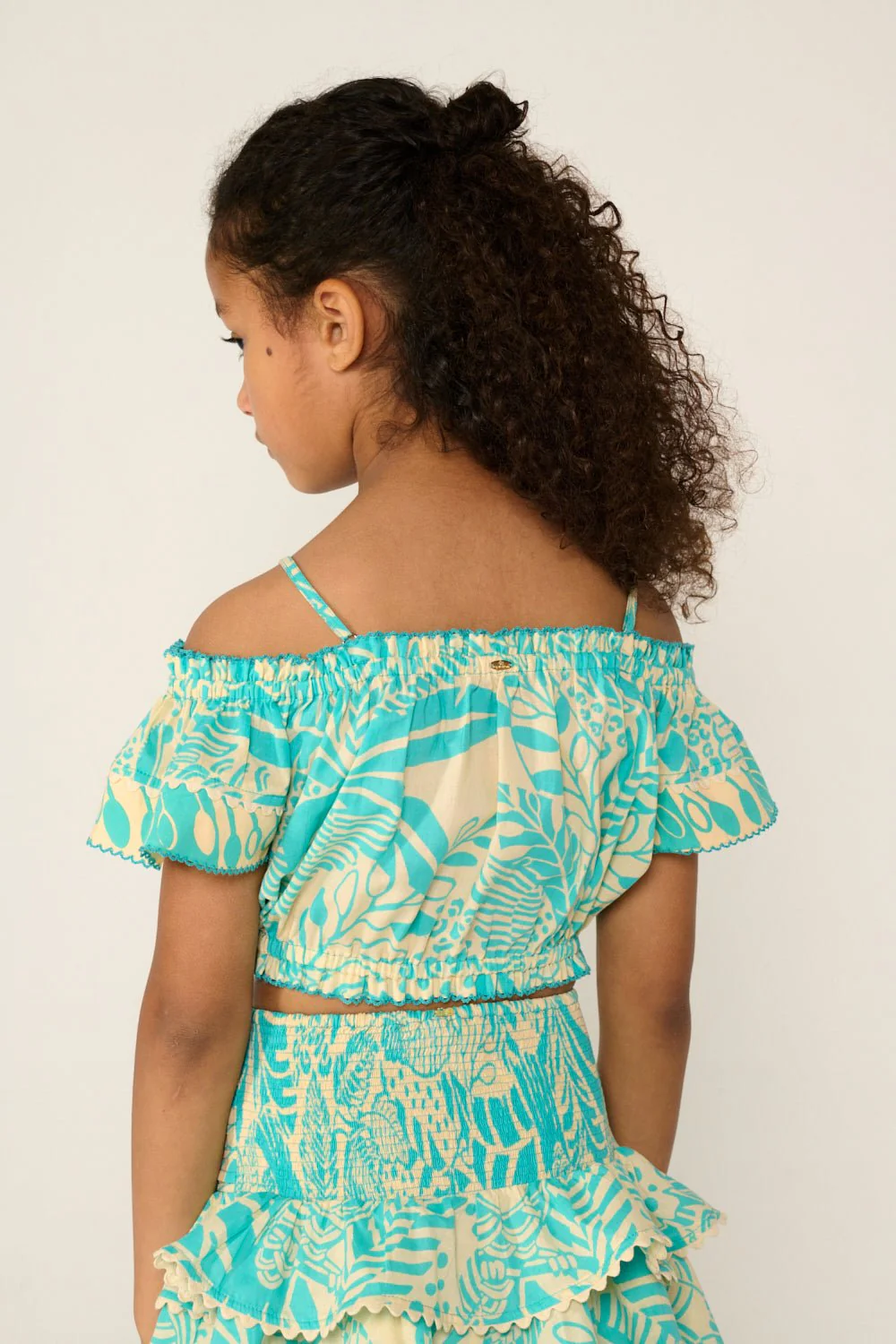 Top Donna for girls - Aqua Toucan - Image 4